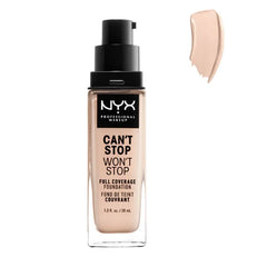Nyx Can´t Stop Won´t Stop Full Coverage Foundation Light Porcel