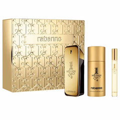 Paco Rabanne 1 Million Eau De Toilette Spray Set 3 Pieces