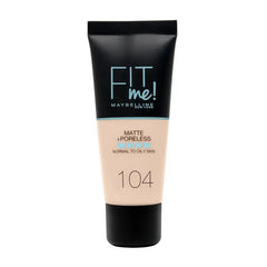 Maybelline Fit Me Matte & Poreless Foundation 104 Soft Ivory