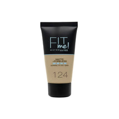 Maybelline Fit Me Matte + Poreless Foundation 124 Soft Sand