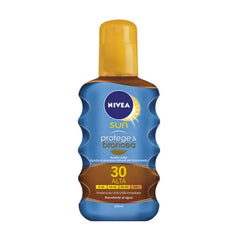 Nivea Sun Protect And Bronze Tan Activating Protecting Oil Spf30 200ml