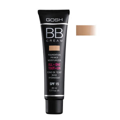 Gosh BB Cream Foundation Primer Moisturizer 03 Warm Beige