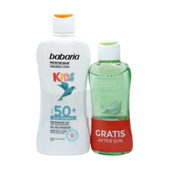 Babaria Kids Protector Solar Spf50 Resistente Al Agua Balsamo After Sun 1u