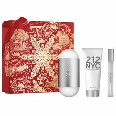 Carolina Herrera 212 Nyc Eau De Toilette Spray Set 3 Pieces