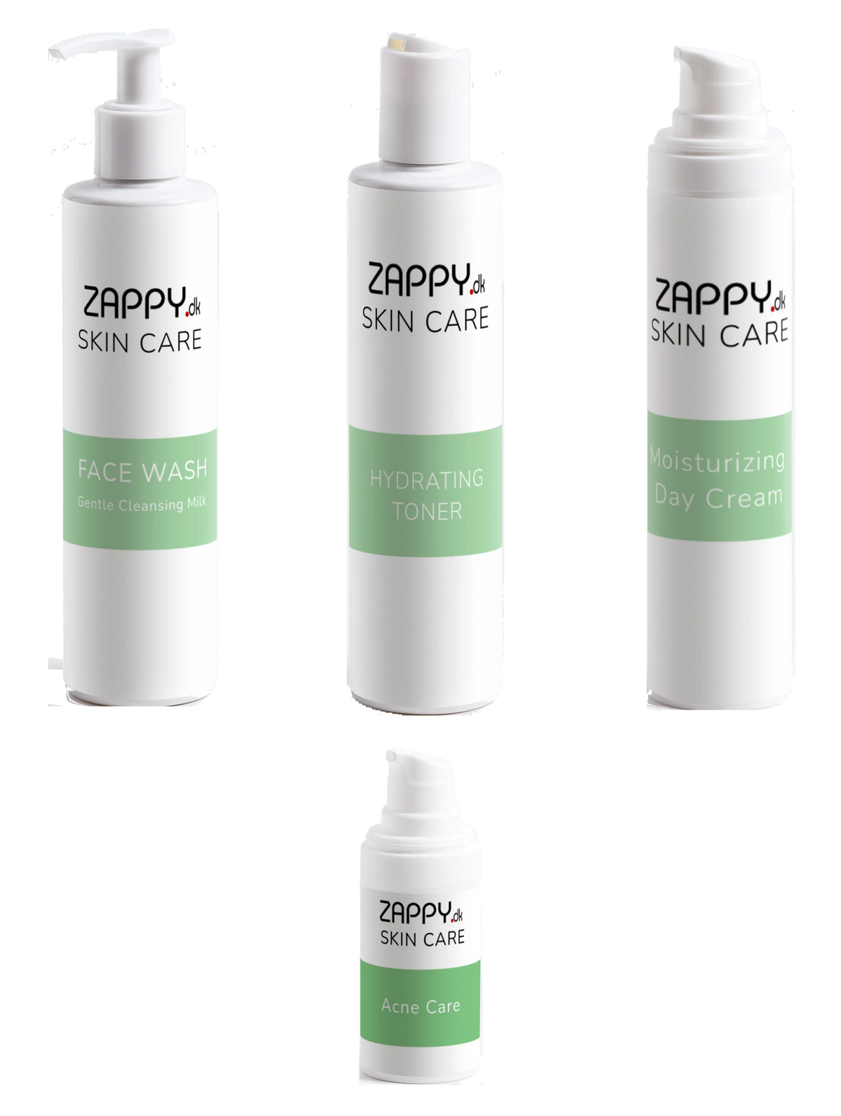 Zappy Skincare - Tør Hud Pakke med Acne Care