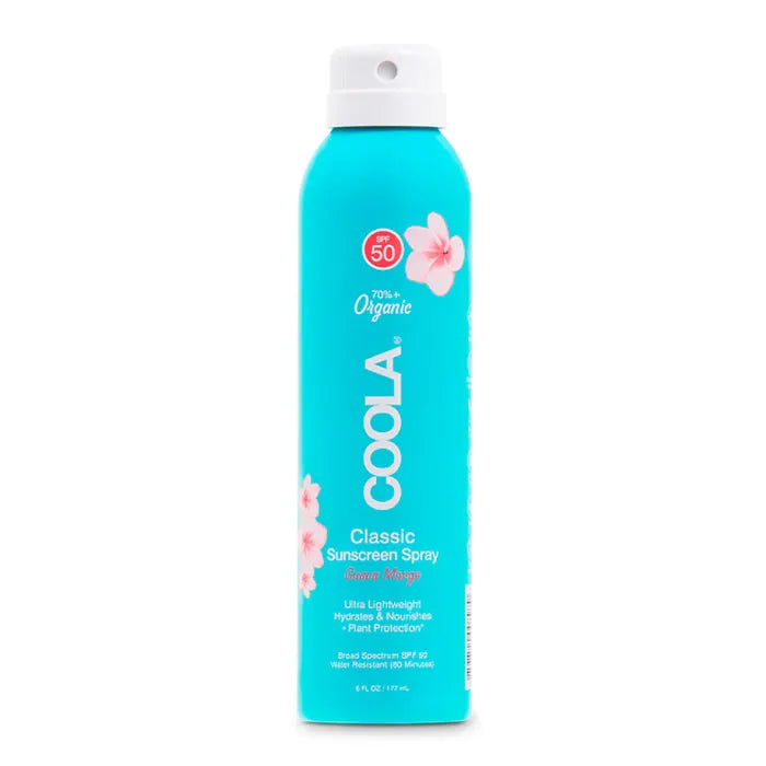 Coola Classic Body Organic Sunscreen Spray Spf50 Guava Mango