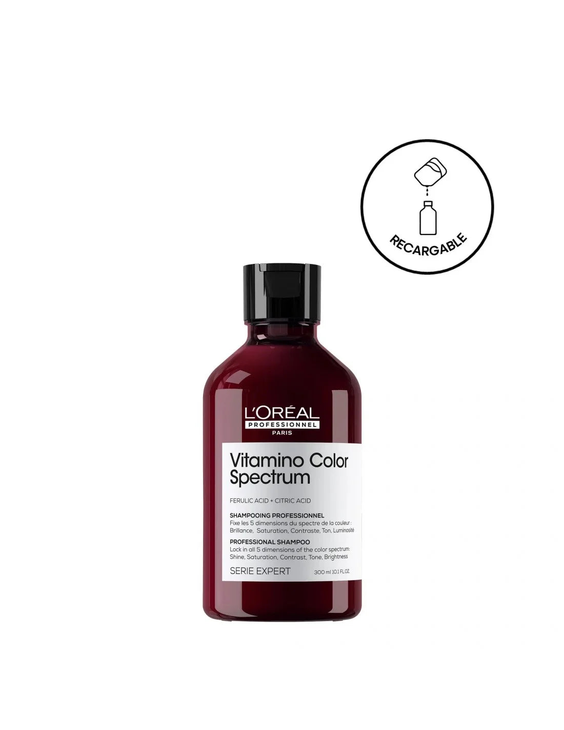 L'oreal Professionnel Vitamino Color Spectrum Champú Sin Sulfatos, Para Cabello Teñido, Fija El Color