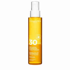 Clarins Glowing Sun Oil High Protection Body And Hair