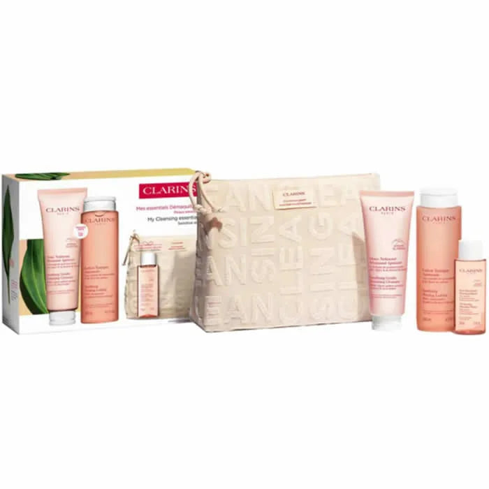 Clarins Soothing Gentle Foaming Cleanser Set 4 Pieces