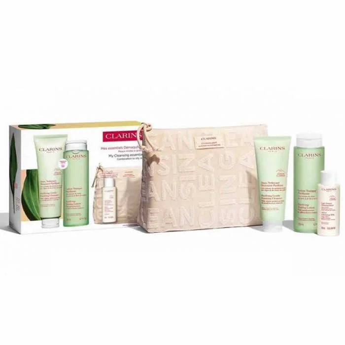 Clarins Purifying Gentle Foaming Cleanser Set 3 Pieces