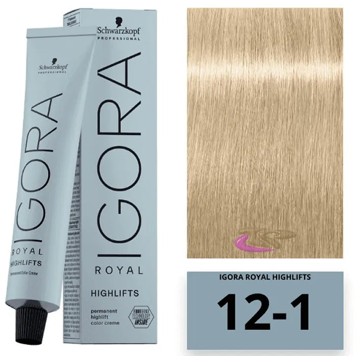 Schwarzkopf Igora Royal Highlifts Ash 12-1