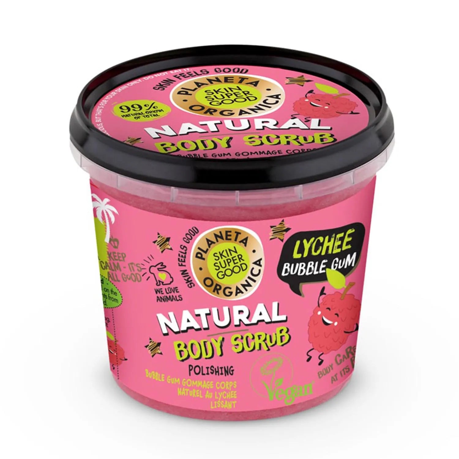 Natura Siberica Skin Super Good Natural Body Scrub Lychee Gum