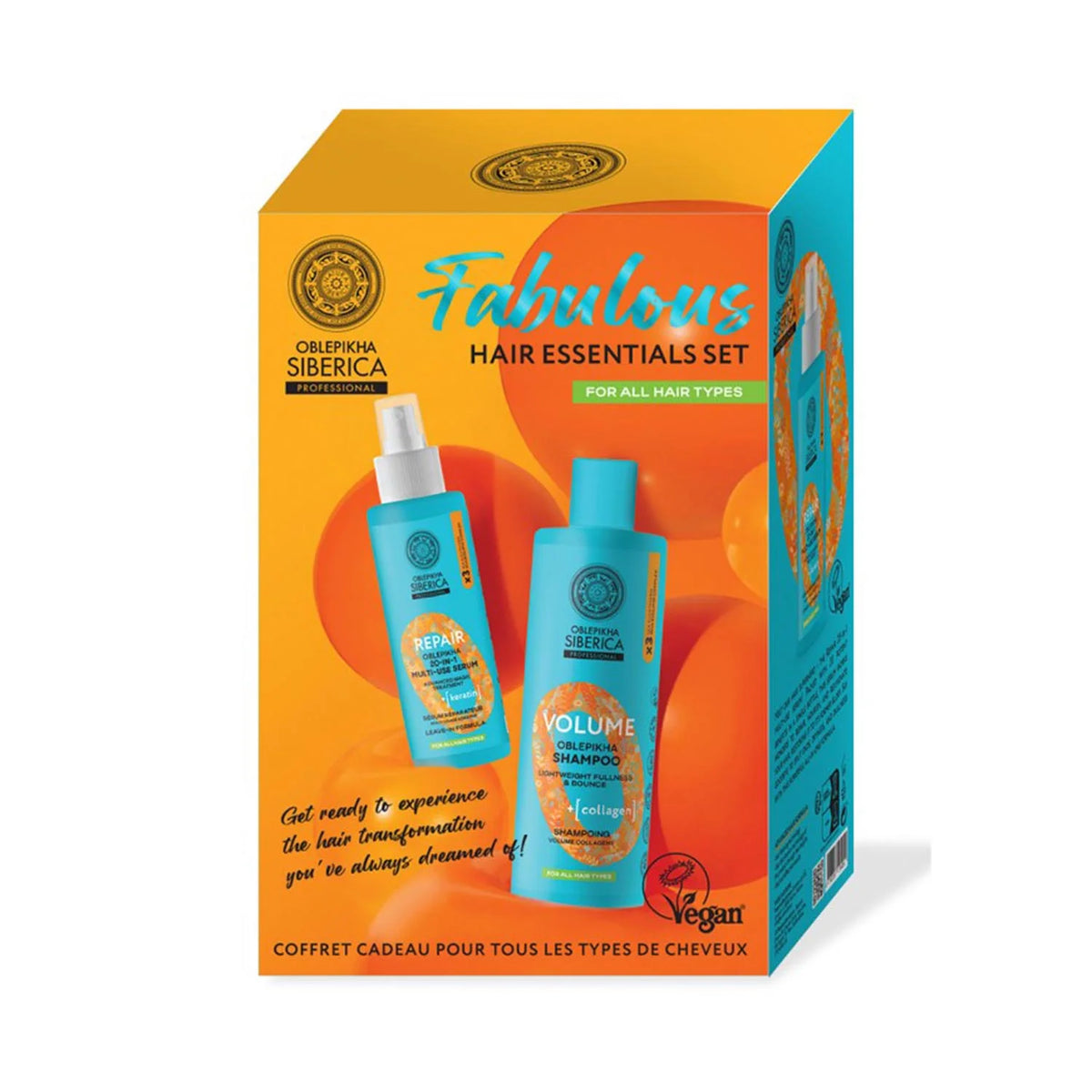 Natura Siberica Volume Repair Coffret Champu Todo Tipo De Cabello Acondicionador 200ml
