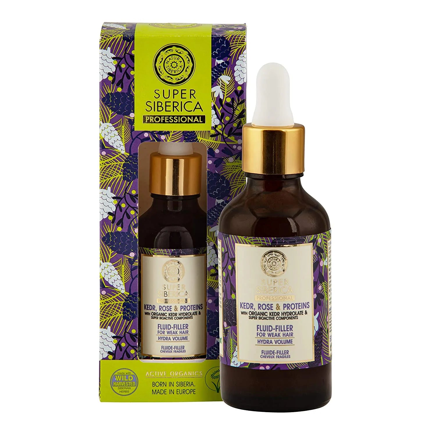 Natura Siberica Pino Rosa y Proteinas Fluido Capilar Cabello Debil