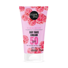 Organic Shop Raspberry Crema Facial De Dia Spf50