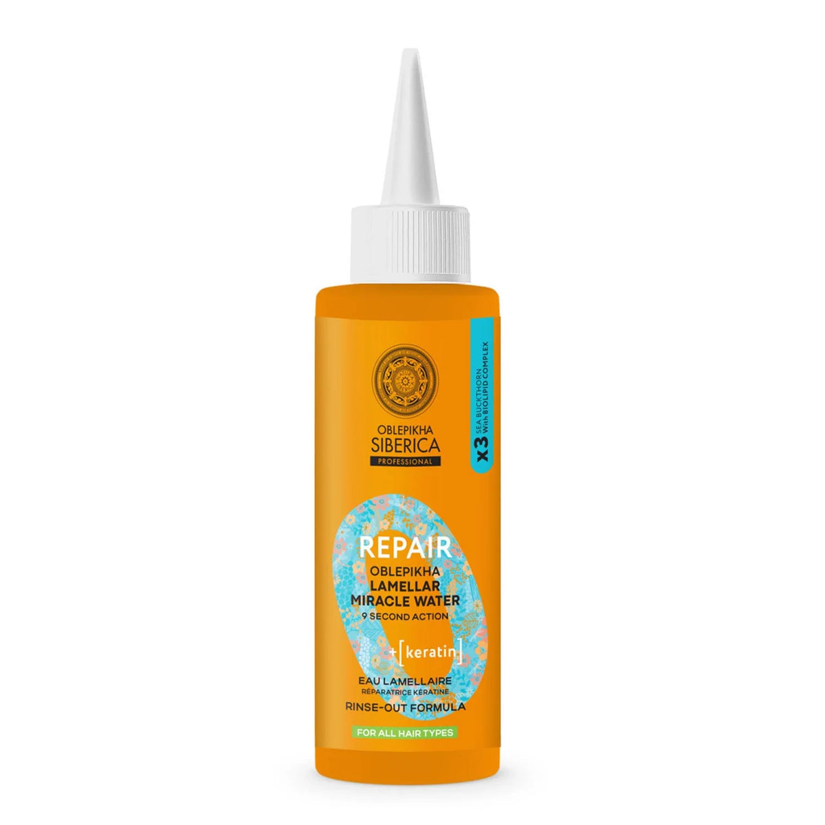 Natura Siberica Oblepikha Repair Keratin Agua Milagrosa Lamellar