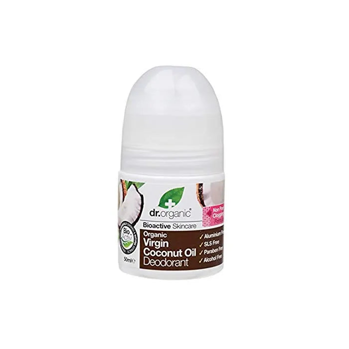 Dr Organic Virgin Coconut Oil Deodorant  Roll On