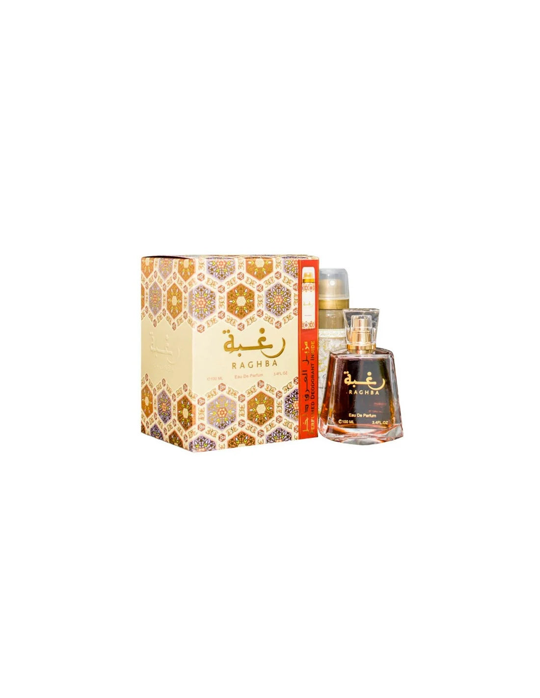 Lattafa Raghba Edp Spray Desodorante Spray 50ml Sets