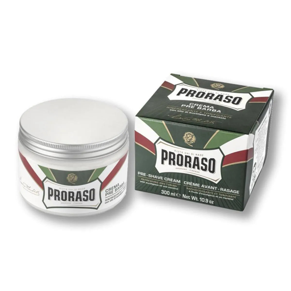 Proraso Crema Pre Afeitado Profesional Con Eucalipto y Mentol