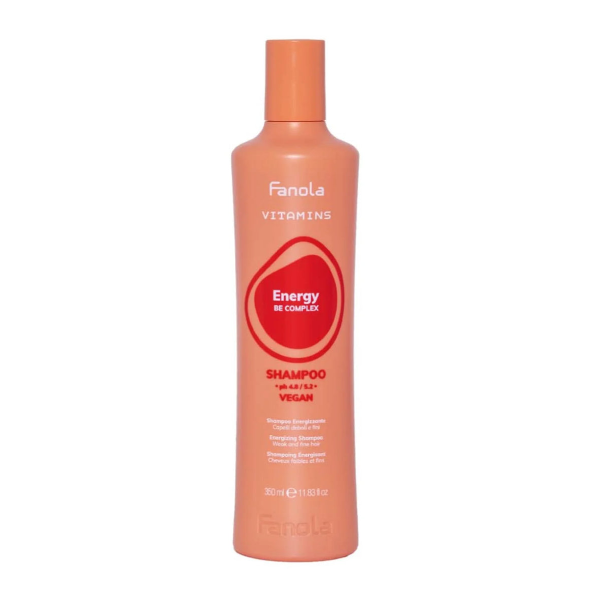 Fanola Vitamins Energy Be Complex Champu Vegano