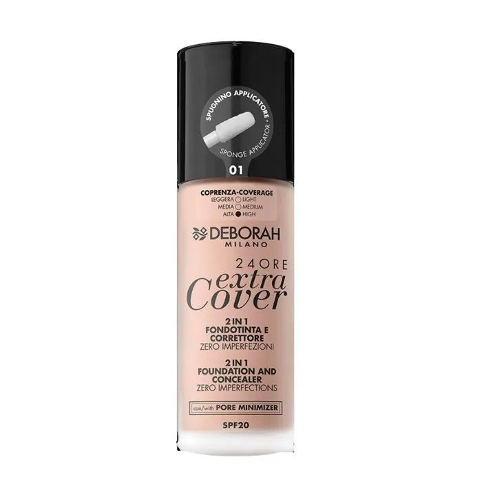 Deborah Milano 24 Ore Extra Cover 2 In 1 Spf20 01