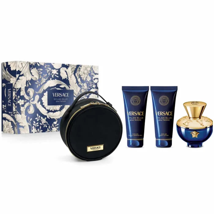 Versace Dylan Blue Pour Femme Eay De Parfum Spray Set 3 Pieces
