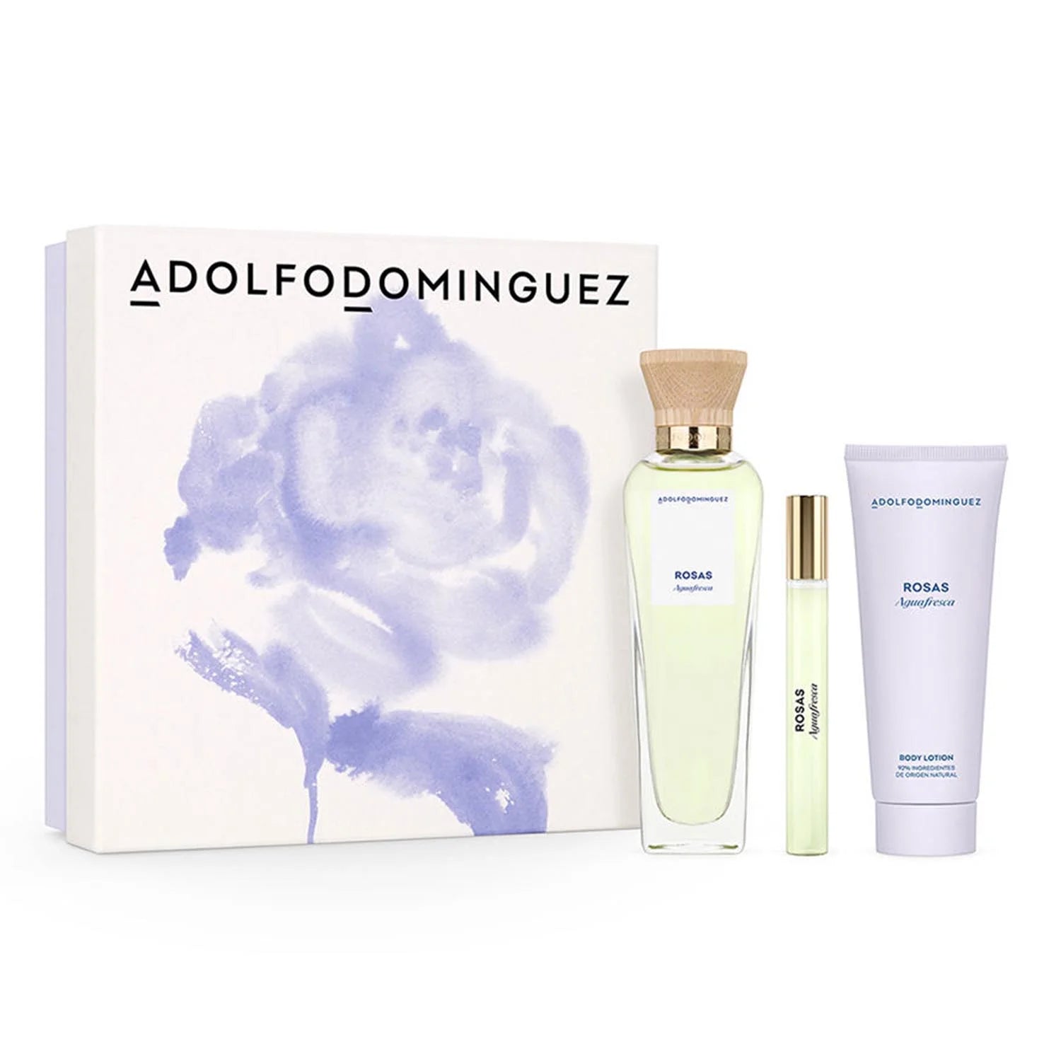 Adolfo Dominguez Agua Fresca De Rosas Eau De Toilette Spray Locion Corporal Perfumada