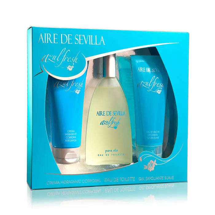Aire De Sevilla Azul Fresh Eau De Toilette Spray Set 3 Piezas