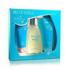 Aire De Sevilla Azul Fresh Eau De Toilette Spray Set 3 Piezas