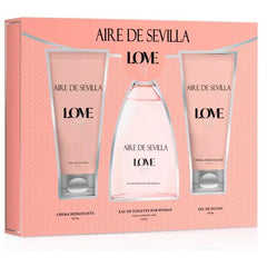 Instituto Español Aire De Sevilla Love Edt Spray Set 3pzas