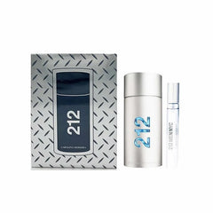 Carolina Herrera 212 Men Nyc Eau De Toilette Spray Set 2 Pieces