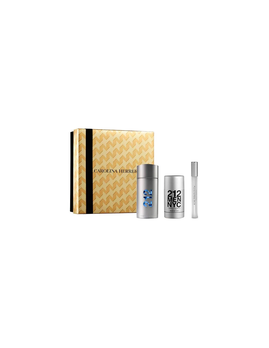 Carolina Herrera Estuche 212 Men Nyc Desodorante Stick Eau De Toilette 10ml 00ml