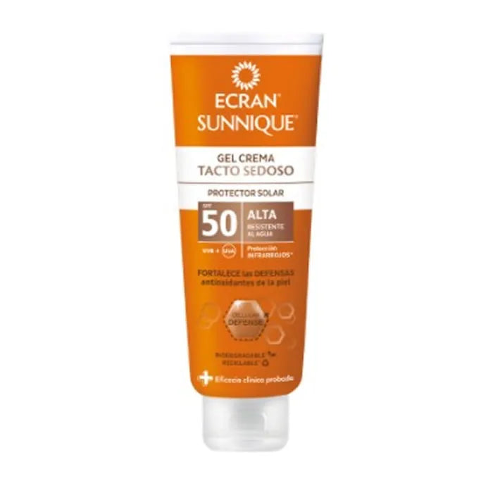 Ecran Sunnique Silky Touch Cream Gel Spf50
