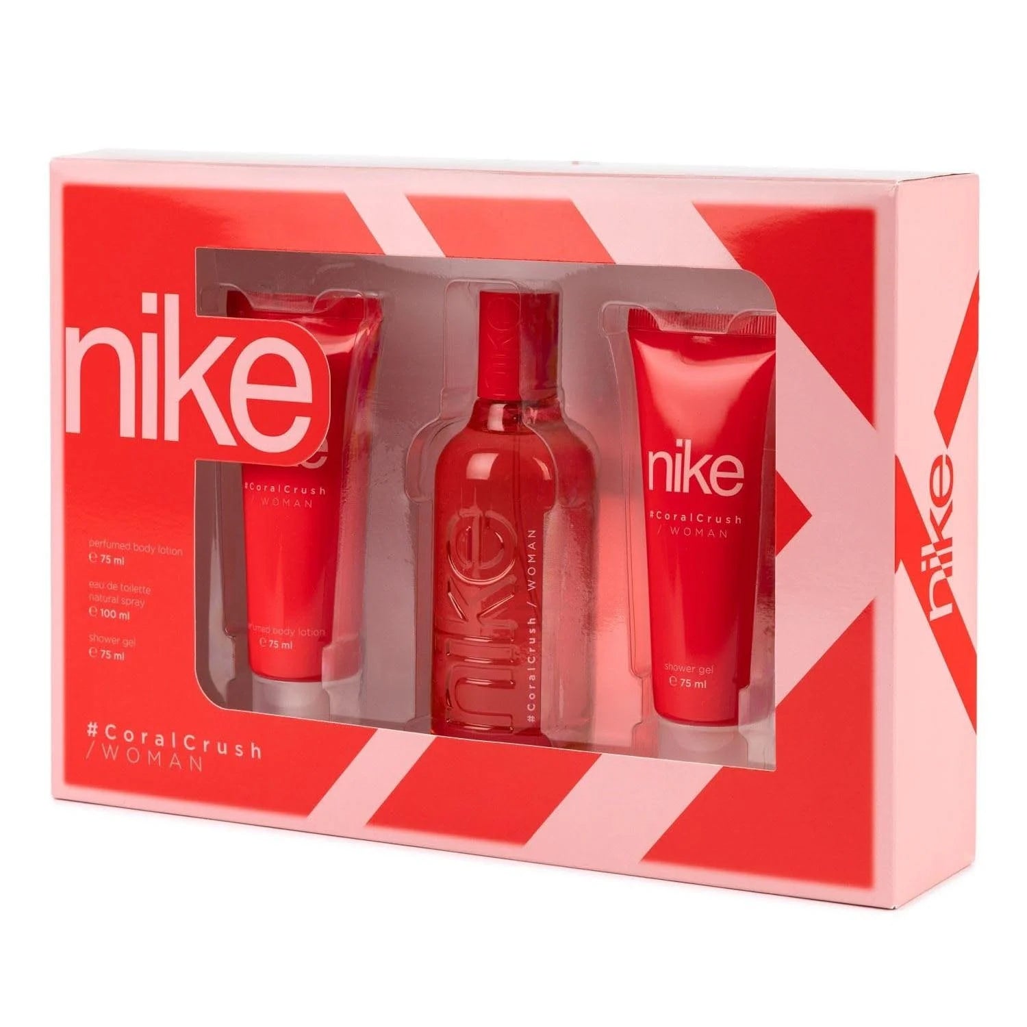 Nike Woman Coral Crush Eau De Toilette 1un Spray Locion Corporal Perfumada Gel De Baño 75ml
