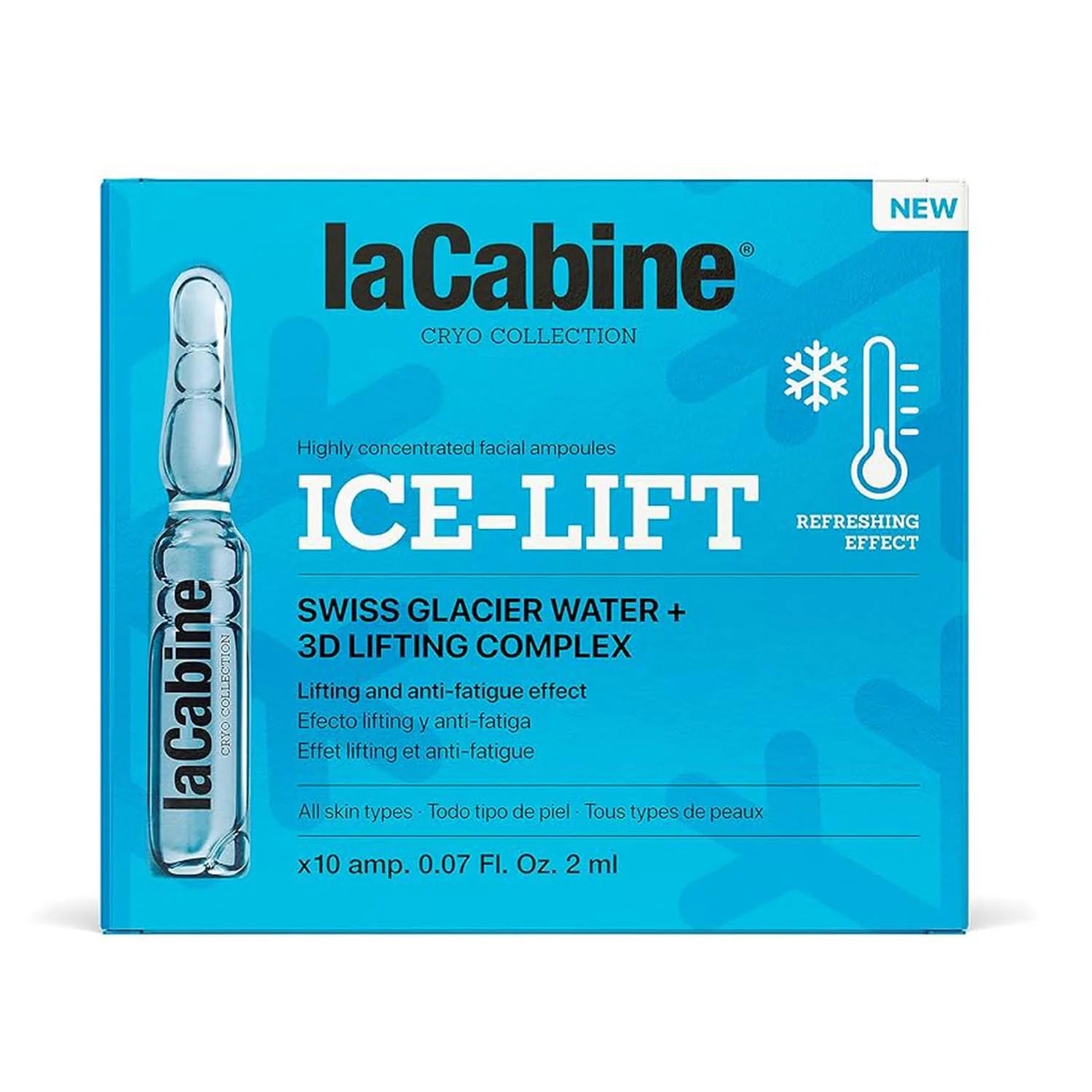 La Cabine Ampollas Ice-Lift 10 X 2ml