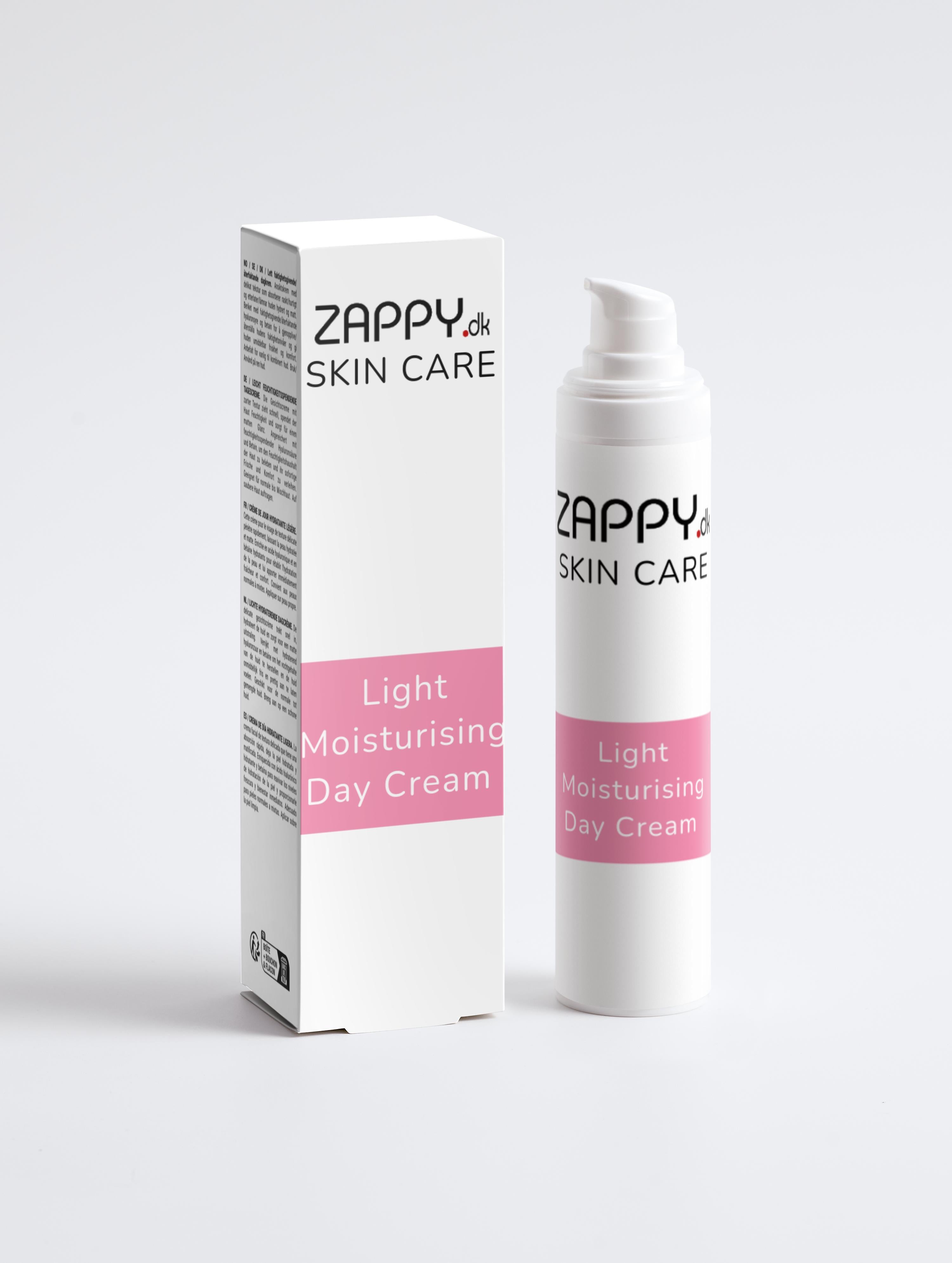 Light Moisturising Day Cream - Zappy SkinCare (50 ml)