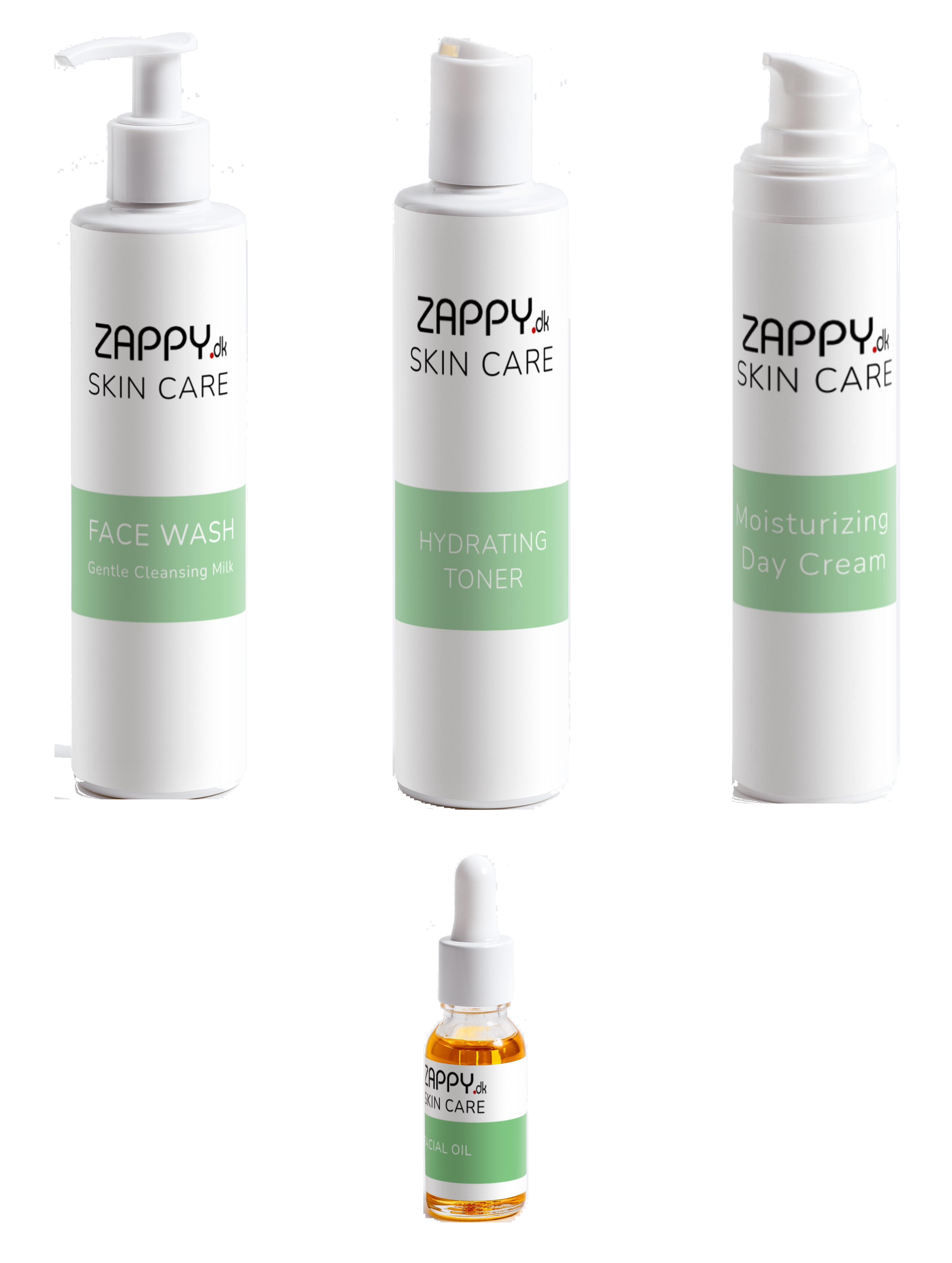 Zappy skin care til tør hud med Facial Oil