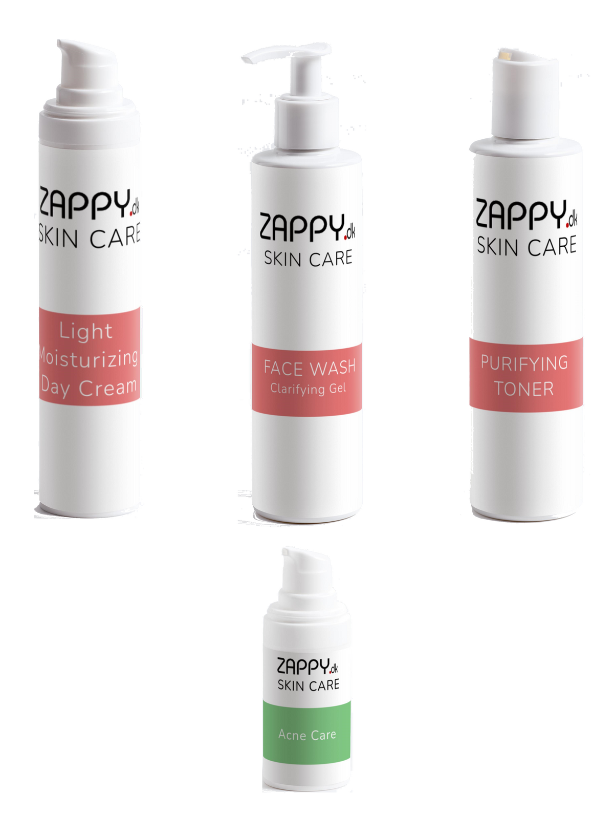 Zappy skin care til oily hud + Acne Care